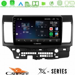 Cadence x Series Mitsubishi Lancer 2008 – 2015 8core Android12 4+64gb Navigation Multimedia Tablet 10 u-x-Mt232
