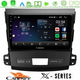 Cadence x Series Mitsubishi Outlander/citroen c-Crosser/peugeot 4007 8core Android12 4+64gb Navigation Multimedia Tablet 9 u-x-Mt662