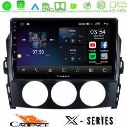 Cadence x Series Mazda mx-5 2006-2008 8core Android12 4+64gb Navigation Multimedia Tablet 9 u-x-Mz049n