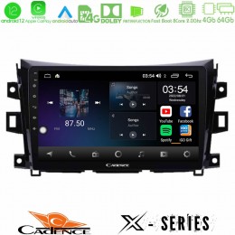 Cadence x Series Nissan Navara Np300 8core Android12 4+64gb Navigation Multimedia Tablet 9 u-x-Ns0340