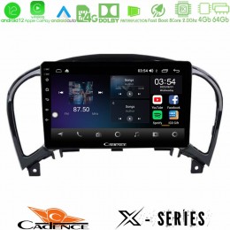 Cadence x Series Nissan Juke 8core Android12 4+64gb Navigation Multimedia Tablet 9 u-x-Ns0755