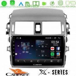 Cadence x Series Toyota Corolla 2008-2010 8core Android12 4+64gb Navigation Multimedia Tablet 9 u-x-Ty0144