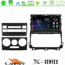 Cadence x Series Toyota Land Cruiser J120 2002-2009 8core Android12 4+64gb Navigation Multimedia Tablet 9 u-x-Ty0451