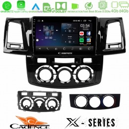 Cadence x Series Toyota Hilux 2007-2011 8core Android12 4+64gb Navigation Multimedia Tablet 9 u-x-Ty0571