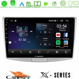 Cadence x Series vw Passat 8core Android12 4+64gb Navigation Multimedia Tablet 10 u-x-Vw0002