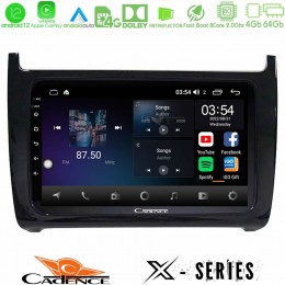 Cadence x Series vw Polo 8core Android12 4+64gb Navigation Multimedia Tablet 9 u-x-Vw6901bl