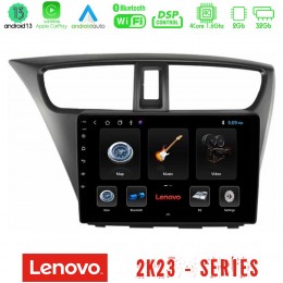 Lenovo car pad Honda Civic Hatchback 2012-2015 4core Android 13 2+32gb Navigation Multimedia Tablet 9 u-len-Hd0941