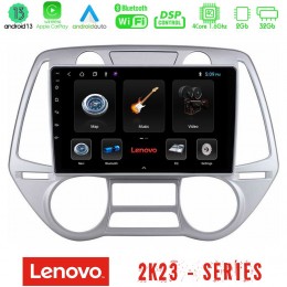 Lenovo car pad Hyundai i20 2009-2012 Auto a/c 4core Android 13 2+32gb Navigation Multimedia Tablet 9 u-len-Hy0709