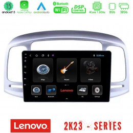 Lenovo car pad Hyundai Accent 2006-2011 4core Android 13 2+32gb Navigation Multimedia Tablet 9 u-len-Hy0711