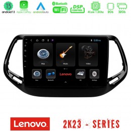 Lenovo car pad Jeep Compass 2017&gt; 4core Android 13 2+32gb Navigation Multimedia Tablet 10 u-len-Jp0143