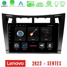 Lenovo car pad Toyota Yaris 4core Android 13 2+32gb Navigation Multimedia Tablet 9 (Μαύρο Χρώμα) u-len-Ty626b