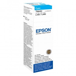 Epson Μελάνι Inkjet Bottle Cyan (C13T66424A) (EPST66424A)