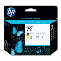 HP Κεφαλή Εκτύπωσης No.72 Matte Black & Yellow (C9384A) (HPC9384A)
