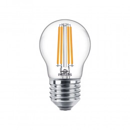 Philips E27 LED Warm White Filament Ball Bulb 6.5W (60W) (LPH02374) (PHILPH02374)