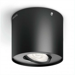 Philips  Φωτιστικό Οροφής Σποτ  myLiving Phase 2700K 500lm 4.5W Black (PHI533003016)