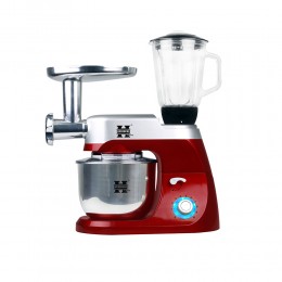 Herzberg Stand Mixer 1000W with Stainless Mixing Bowl 4.2lt Red (5029RED) (HEZ5029RED)