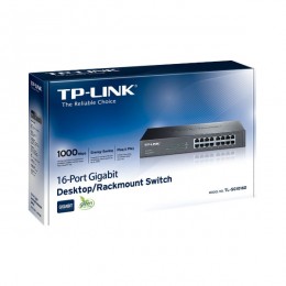 TP-LINK Switch 10/100/1000 Mbps 16 Ports V10 (TL-SG1016D) (TPTL-SG1016D)