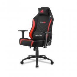 Sharkoon Skiller SGS20 Fabric Artificial Leather Gaming Chair Black/Red (32392011) (SHR32392011)