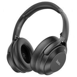 Wireless Ακουστικά Stereo Hoco W37 Sound V5.3 500mAh με υποδοχή Micro SD AUX Πλήκτρα Ελέγχου και Noise Cancellation Μαύρα