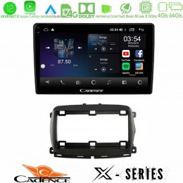 Cadence x Series  Fiat 500 2016> 8core Android12 4+64gb Navigation Multimedia Tablet 9 u-x-Ft1150