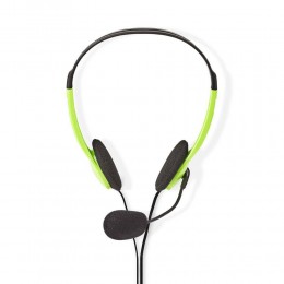 Nedis PC Headset On-Ear Stereo 2x 3.5 mm Green (CHST100GN) (NEDCHST100GN)