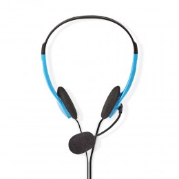 Nedis PC Headset On-Ear Stereo 2x 3.5 mm Blue (CHST100BU) (NEDCHST100BU)