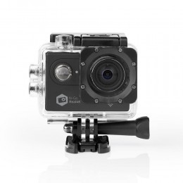 Nedis Action Camera 4K Ultra HD Υποβρύχια (με Θήκη) με WiFi Μαύρη με Οθόνη 2" (ACAM61BK) (NEDACAM61BK)
