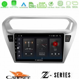 Cadence z Series Citroën c-Elysée / Peugeot 301 8core Android12 2+32gb Navigation Multimedia Tablet 9 u-z-Ct0070