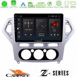 Cadence z Series Ford Mondeo 2007-2010 Manual a/c 8core Android12 2+32gb Navigation Multimedia Tablet 10 u-z-Fd0919