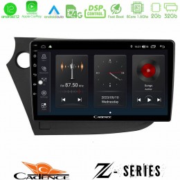 Cadence z Series Honda Insight 2009-2015 8core Android12 2+32gb Navigation Multimedia Tablet 9 u-z-Hd0821