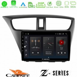 Cadence z Series Honda Civic Hatchback 2012-2015 8core Android12 2+32gb Navigation Multimedia Tablet 9 u-z-Hd0941
