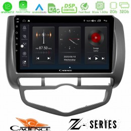 Cadence z Series Honda Jazz 2002-2008 (Auto A/c) 8core Android12 2+32gb Navigation Multimedia Tablet 9 u-z-Hd101n