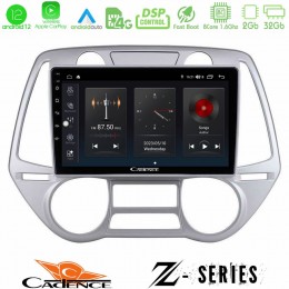 Cadence z Series Hyundai i20 2009-2012 Auto a/c 8core Android12 2+32gb Navigation Multimedia Tablet 9 u-z-Hy0709