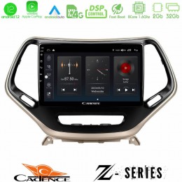 Cadence z Series Jeep Cherokee 2014-2019 8core Android12 2+32gb Navigation Multimedia Tablet 9 u-z-Jp0077