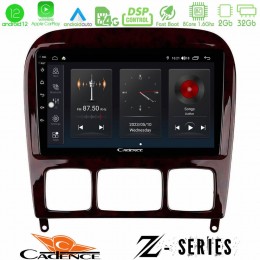 Cadence z Series Mercedes s Class 1999-2004 (W220) 8core Android12 2+32gb Navigation Multimedia Tablet 9 u-z-Mb0765