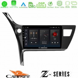 Cadence z Series Toyota Corolla 2017-2018 8core Android12 2+32gb Navigation Multimedia Tablet 10 u-z-Ty0158