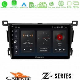 Cadence z Series Toyota Rav4 2013-2018 8core Android12 2+32gb Navigation Multimedia Tablet 9 u-z-Ty0435