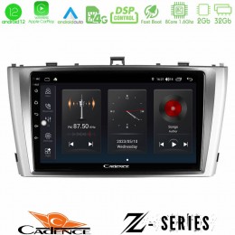 Cadence z Series Toyota Avensis t27 8core Android12 2+32gb Navigation Multimedia Tablet 9 u-z-Ty0864