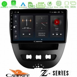 Cadence z Series Toyota Aygo/citroen C1/peugeot 107 8core Android12 2+32gb Navigation Multimedia Tablet 10 u-z-Ty0866