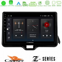 Cadence z Series Toyota Yaris 2020-&Gt; 8core Android12 2+32gb Navigation Multimedia Tablet 9 u-z-Ty1079