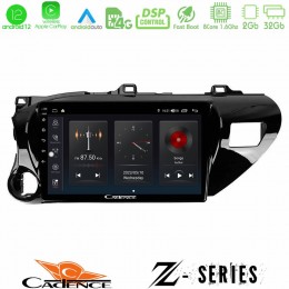 Cadence z Series Toyota Hilux 2017-2021 8core Android12 2+32gb Navigation Multimedia Tablet 10 u-z-Ty600