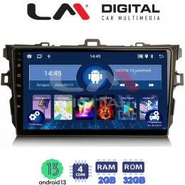 LM Digital - LM ZL4028 GPS Οθόνη OEM Multimedia Αυτοκινήτου για Toyota Auris 2007 > 2012 (BT/GPS/WIFI) electriclife