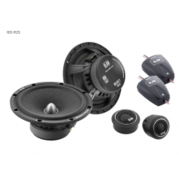Blam  165rs  System Includes two 165 mm (6.5”) Woofers, two 20 mm (3/4”) Soft Dome Tweeters, two High Pass 6 Db/octave Crossovers With Ajustable Tweeter Level : -3 db, 0 db and +3 db. Άμεση Παράδοση