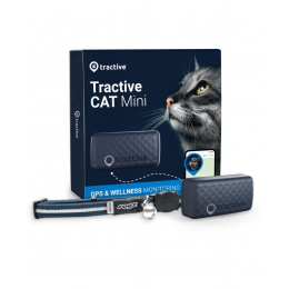 Tractive CAT mini GPS Tracker Γάτας με Κολλάρο Dark Blue (Τεμάχιο)-