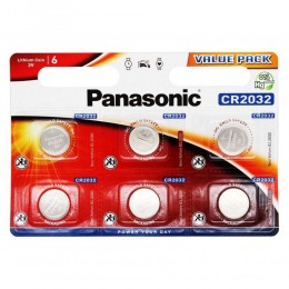 Panasonic Lithium Power Μπαταρίες Ρολογιών CR2032 3V 6τμχ (18112935) (PAN18112935)