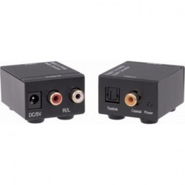 jager ΜΕΤΑΤΡΟΠΕΑΣ TOSLINK / COAXIAL ΣΕ STEREO RCA (QA-C102)