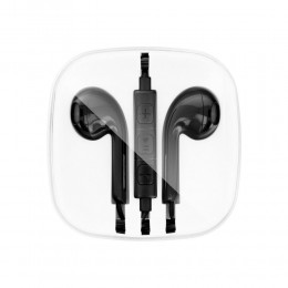 IP-9384 . Ακουστικά stereo jack 3.5mm για Apple ιphone & Android HR-ME25 μαύρα