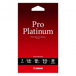 Canon Φωτογραφικό Χαρτί Pro Platinum A6 Glossy 300g/m² 20 Φύλλα (2768B013) (CAN-PT101A6)