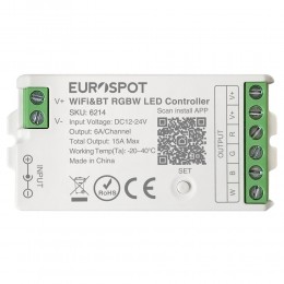 EuroSpot Led Controller Wi-Fi & RF 2.4GHz & BT για RGBW Ταινία
