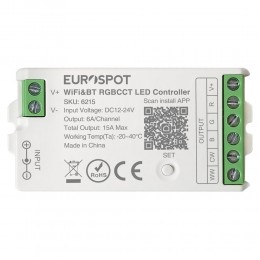 EuroSpot Led Controller Wi-Fi & RF 2.4GHz & BT για RGBCCT Ταινία